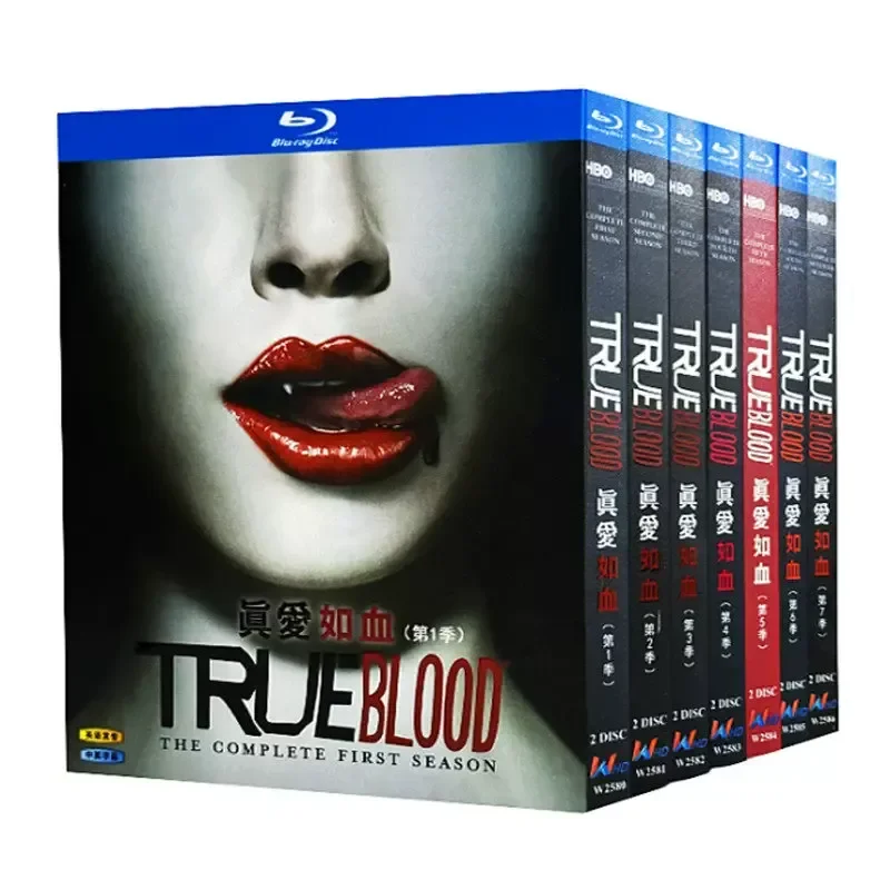 

BD Blu-ray Disc True Blood Seasons 1–7 American TV Series 1080p Box Set with Chinese and English Subtitles