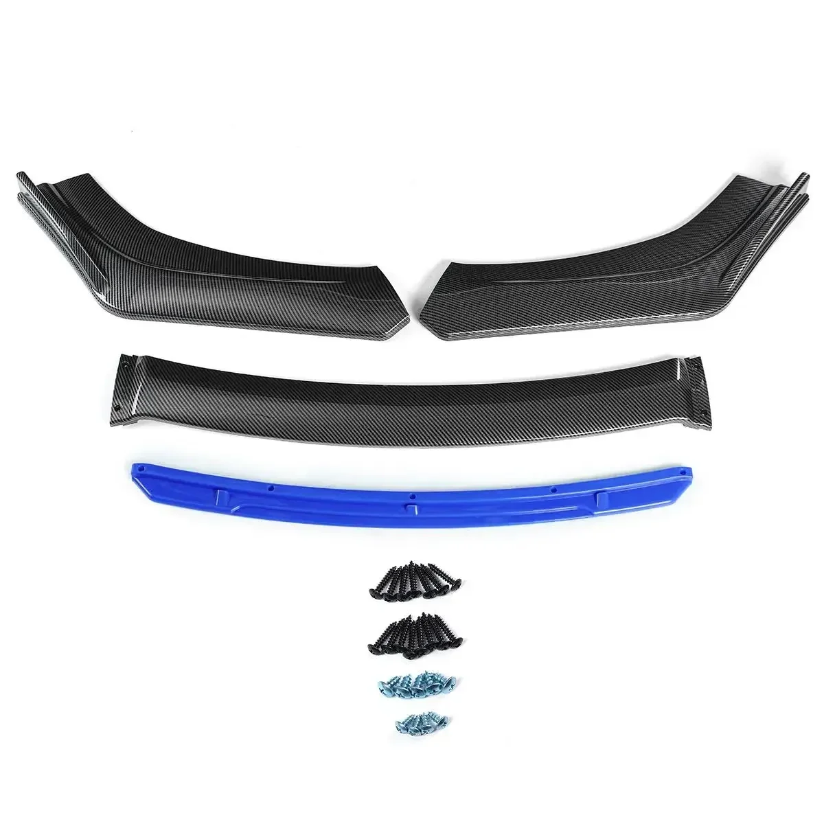 Detachable Car Front Bumper Splitter Spoiler Bumper Diffuser Universal For SEAT LEON MK3 MK3.5 For PEUGEOT For HONDA Body Kit