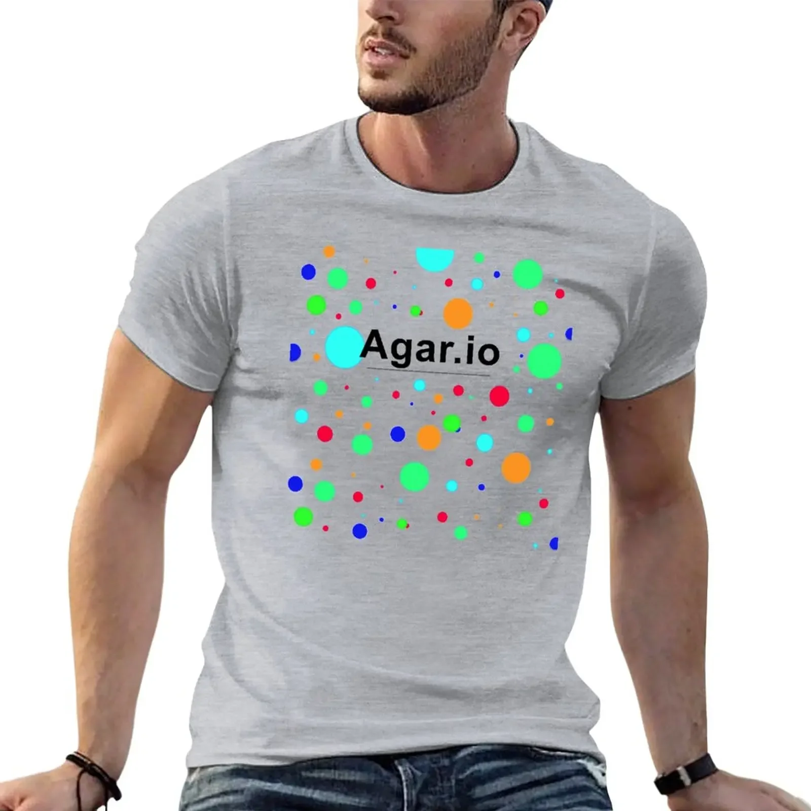 Agar.io logo T-Shirt boys animal print anime clothes shirts graphic tees men t shirt