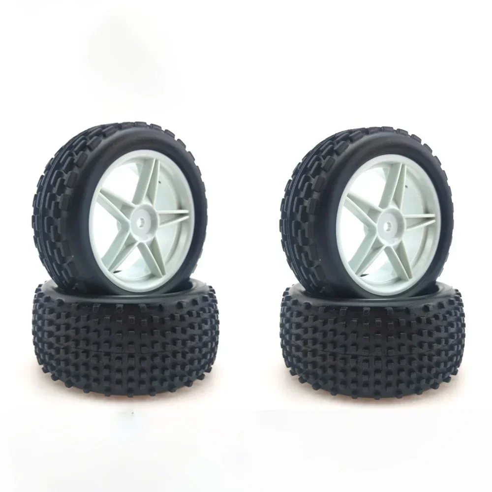 4Pcs 85mm Tires Wheel Tyre for Wltoys 144001-02 124019 104001 RC Car Upgrade Parts 1/10 1/12 1/14 Scale Off Road Buggy