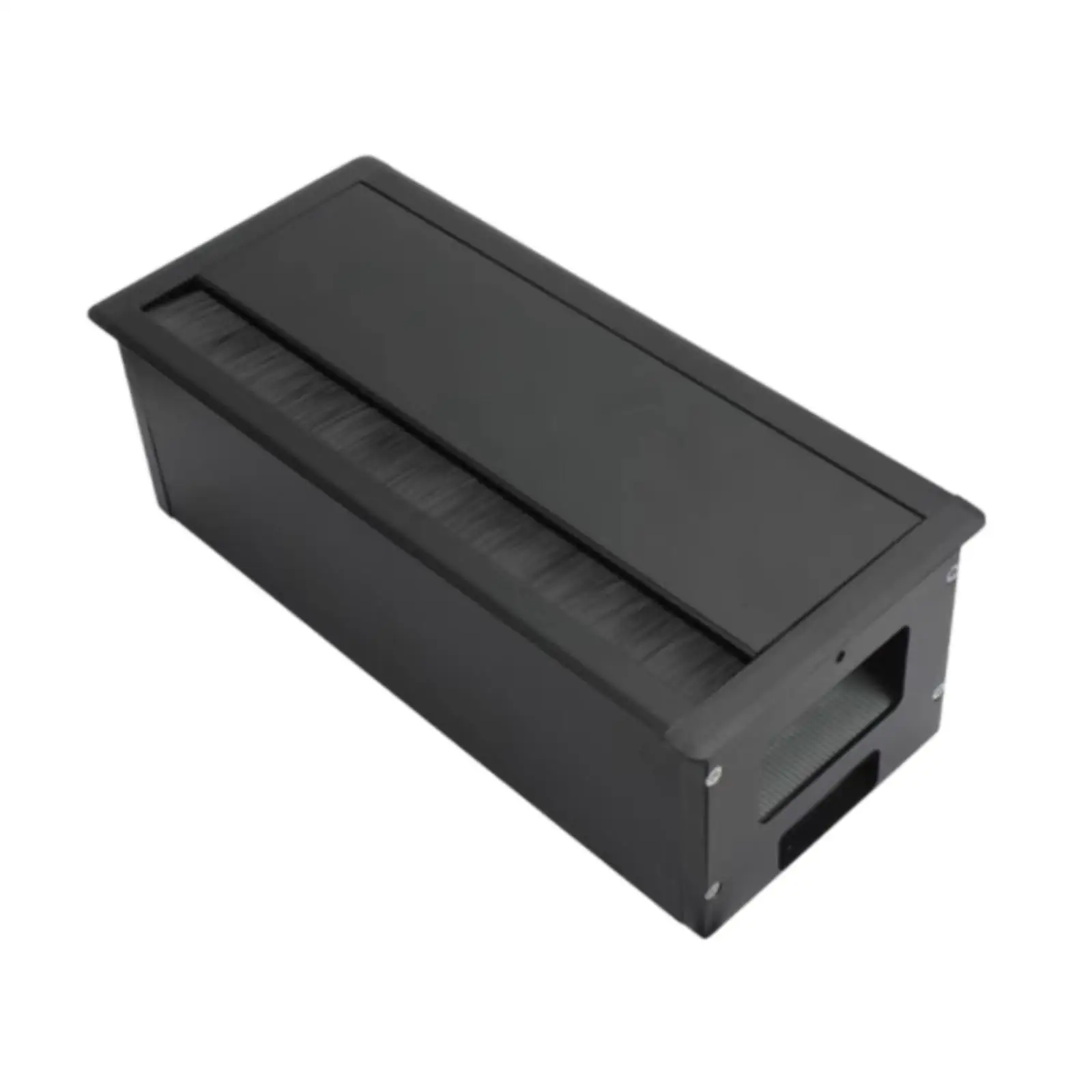 Desktop Cord Grommet, Rectangular Wire Organizer, Space Saving, Multifunctional Compact , Cable Management