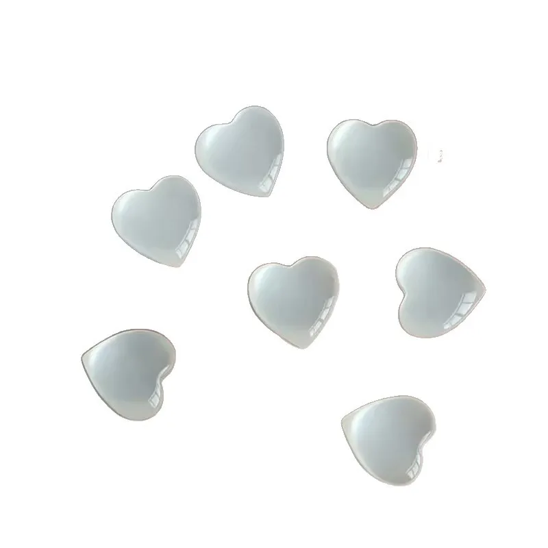 5pcs White Transparent Loving Heart Refrigerator Magnet Photo Wall Message Board Magnetic Stickers Home Decor Magnets view 5