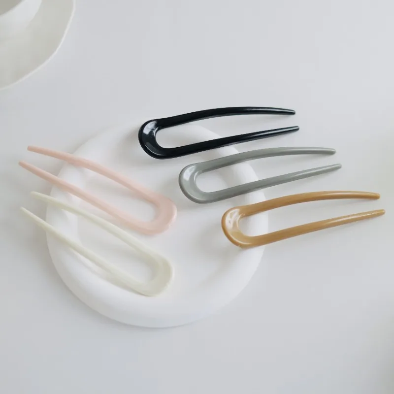 5pcs Vintage U-shaped Hair Clips Fork Sticks French Hair Clips Suitable for Women Hair Accessories Ideal Choice for Gifts