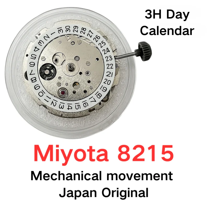 

Japan Miyota 8215 Watch Movement 3H DAY Automatic Replace Mechanism 21 Jewels High Accuracy Tool Parts Watch Accessories