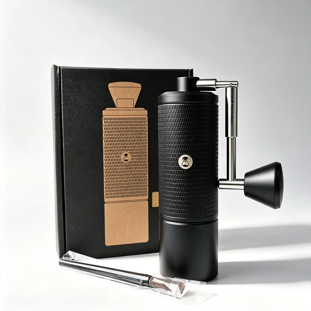TIMEMORE Portable Chestnut C5 PRO Manual Coffee Grinder, 42mm S2C Conical Burr, Foldable Handle, Grind for Espresso & Pour Over