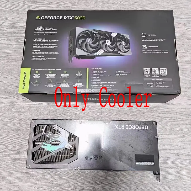 The Radiator Cooler for MSI RTX5090 Gaming TRIO Graphics Video Card with Backplate