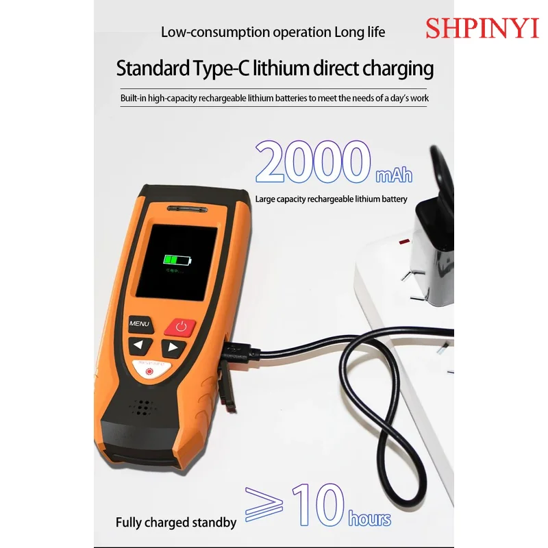 Aikesi Tragbare YC-20 Laser Methan Leckage Remote Instrument Handheld Methan Gas Konzentration Detektor Laser CH4 Detektor