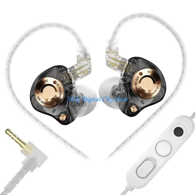 U75B Double Mics HiFis Sound Gaming Earbuds Clear Communication Detachable Wire