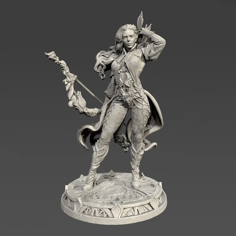 

38mm 50mm 75mm Sagittarius Goddess Resin Model Figure Gk Micro Miniature 3d Printed White Model Toy Unassembled And Unpainted