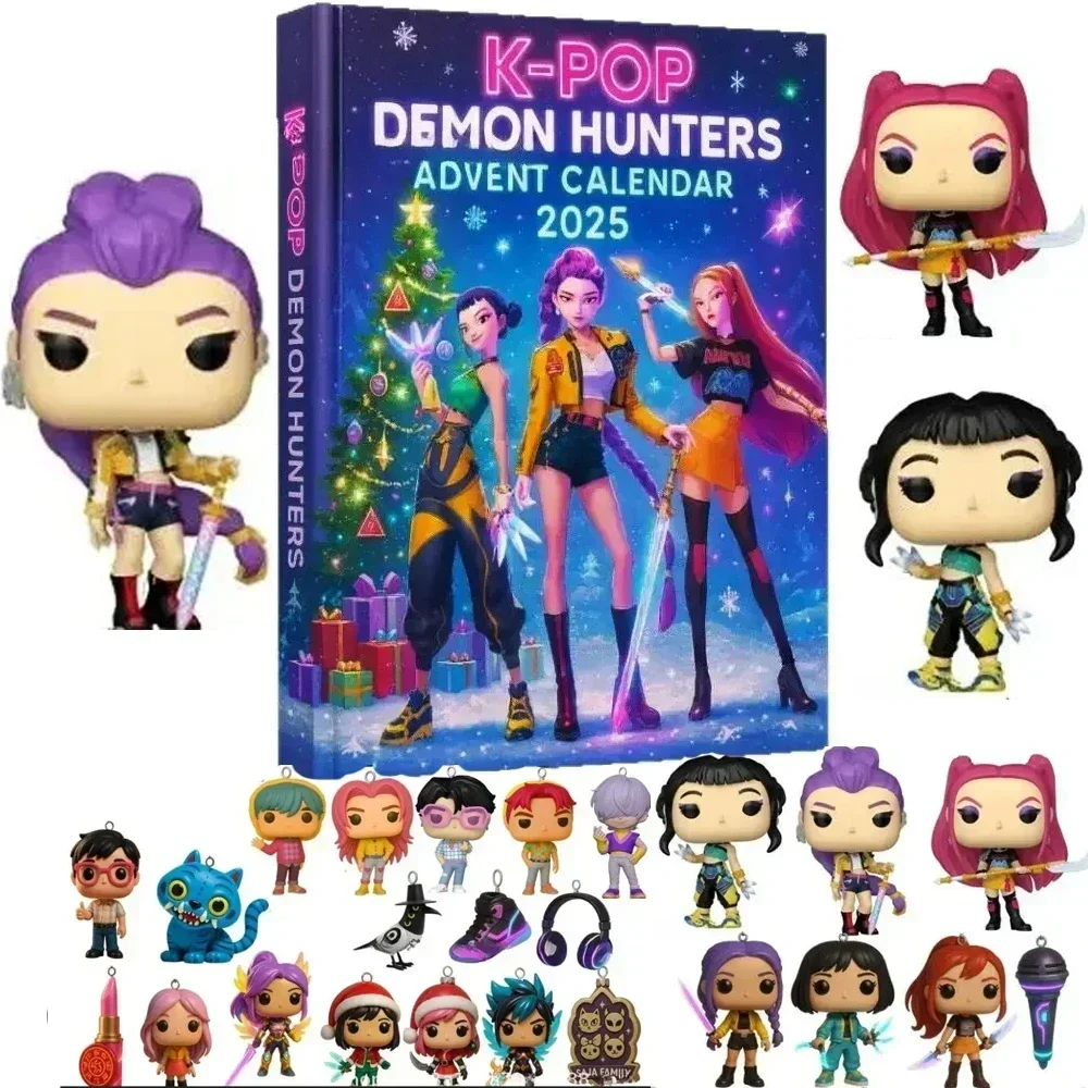 

@@ Demon Hunters Advent Calendar K Pop Demon Hunters Rumi Mira Zoey Tiger Christmas Countdown Advent Calendar Gift 24 Days_@