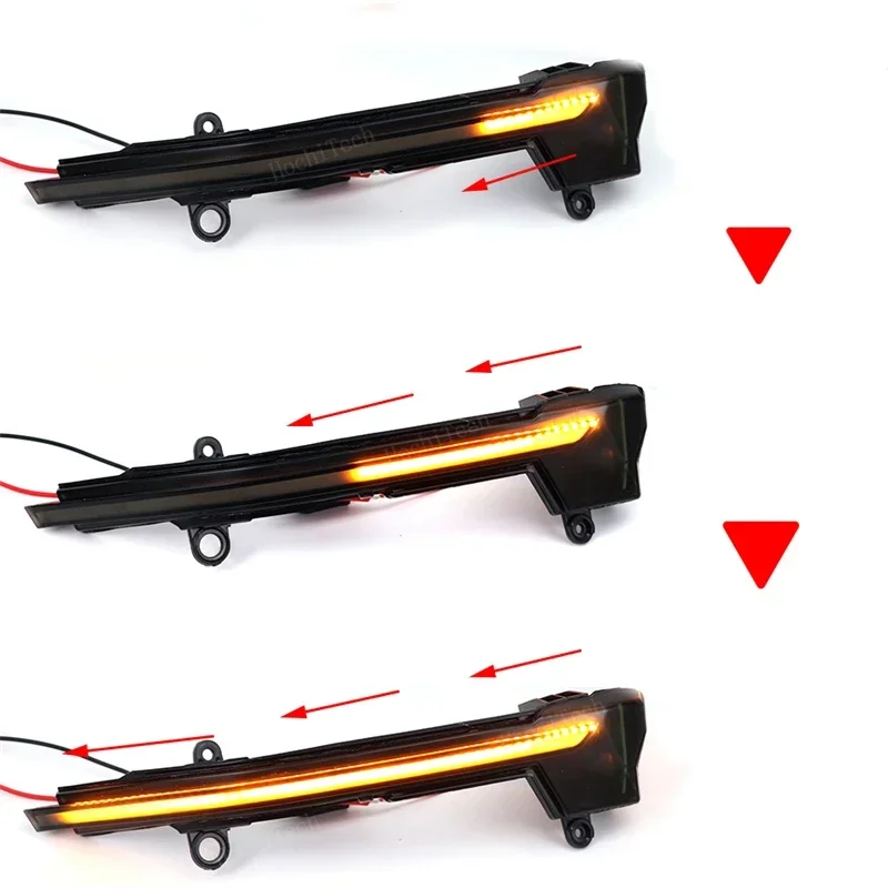 2x Dynamic Blinker indicatore di direzione a LED indicatore di direzione lampada a specchio laterale per Seat Cupra Ateca 2016-2019 Tarrace 2018 2019