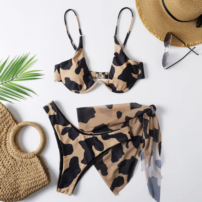 New Print Sexy Bikinis Swimsuits Women Swimwear Push Up Female Beach Swim Wear Bathing Suits Brazilian Bikini Set Pool Bather