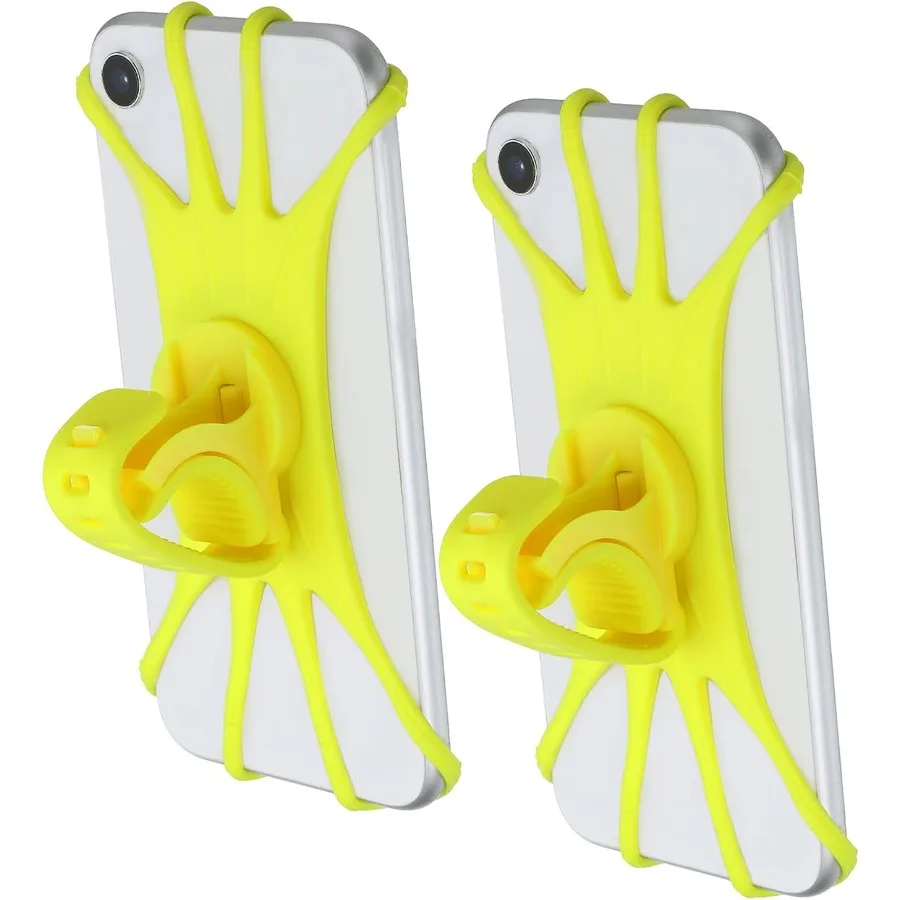 

2 шт. велосипедное крепление для телефона, вращение на 360 градусов, силиконовый держатель для телефона для мотоцикла для 36,5 телефонов, регулируемое крепление для телефона для мотоцикла