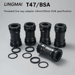 Bicycle Bottom Bracket Ceramic Bearing BB T47 Thread 68mm 73mm 86.5mm Bsa 68mm 73mm for Mountain Road Bike Central Movement DUB