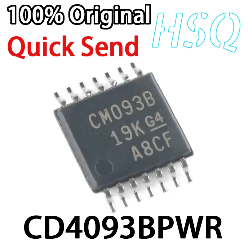 

1 шт. CD4093BPWR трафаретная печать: CM093B SMT TSSOP-14 Logic Gate IC чип новый оригинальный