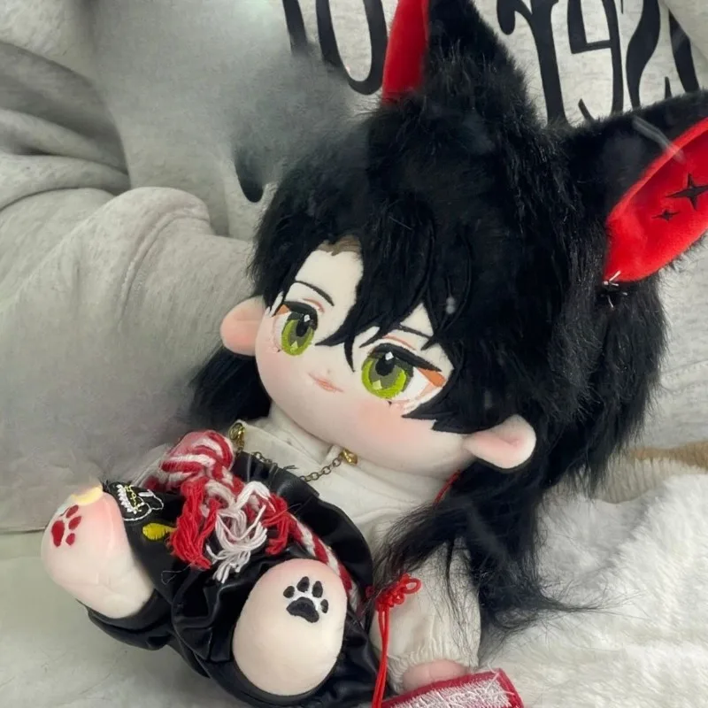 20cm Anime Gra Lord of Mysteries Kawaii Cosplay Bawełniana Lalka Ciało Leonard Mitchell Urocze Miękkie Pluszaki Figurki Zabawki Prezent dla Fanów