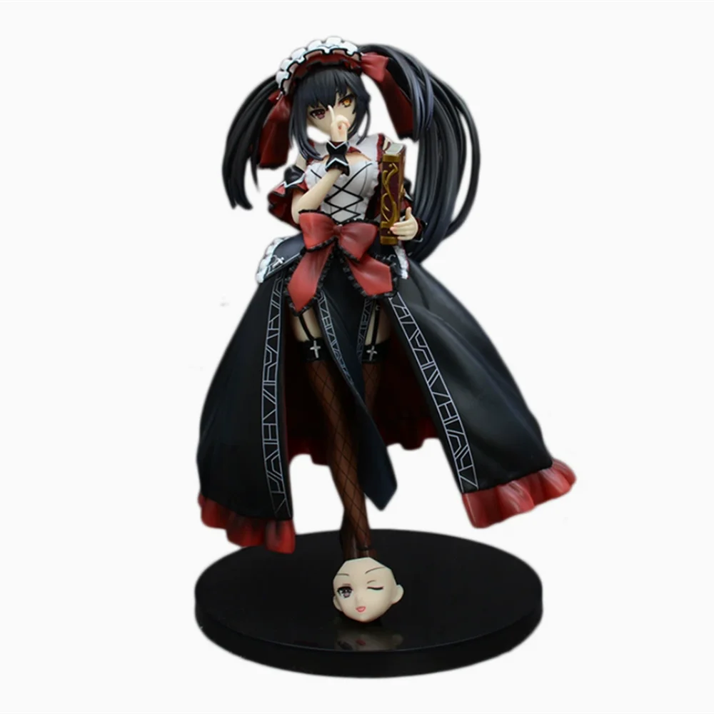 

Date A Live Kurumi Tokisaki Аниме Фигурка Nibelcole Готическая Лолита Дух Коллекционная статуя для настольного дисплея Подарок