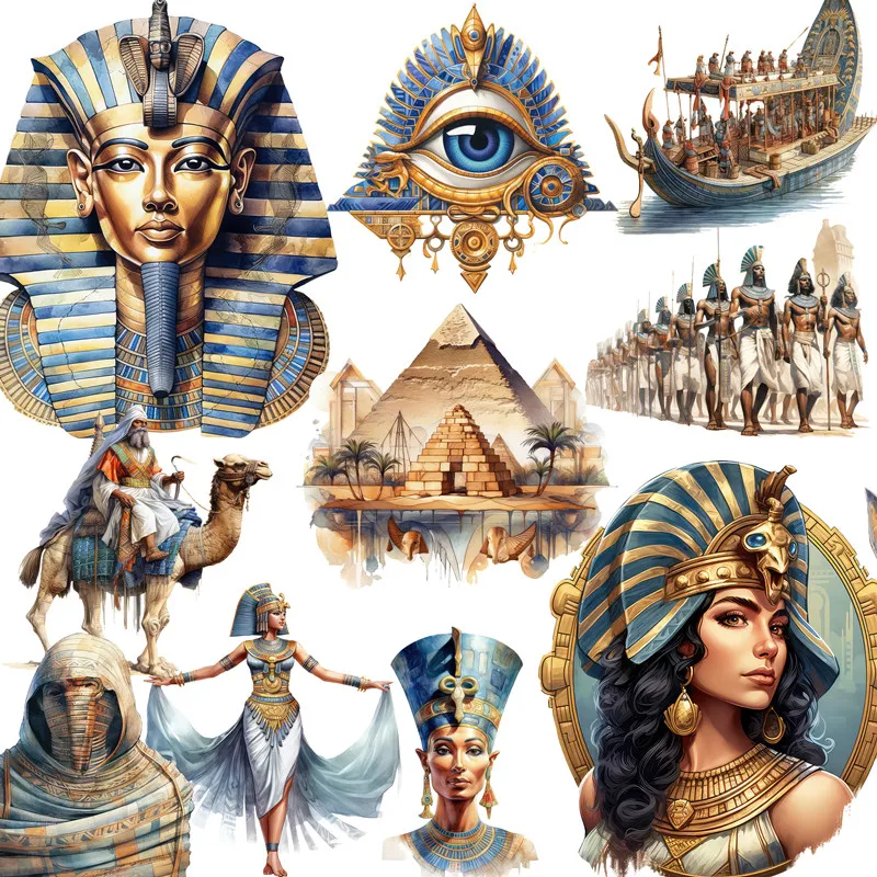 Ancient Egypt Stickers Crafts And Scrapbooking stickers kids toys book Decorative sticker DIY Stationery