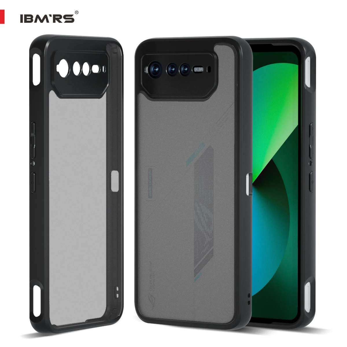 

IBMRS -mobile phone case for Asus ROG Phone 6pro, military design, shockproof protective cover, camo Black