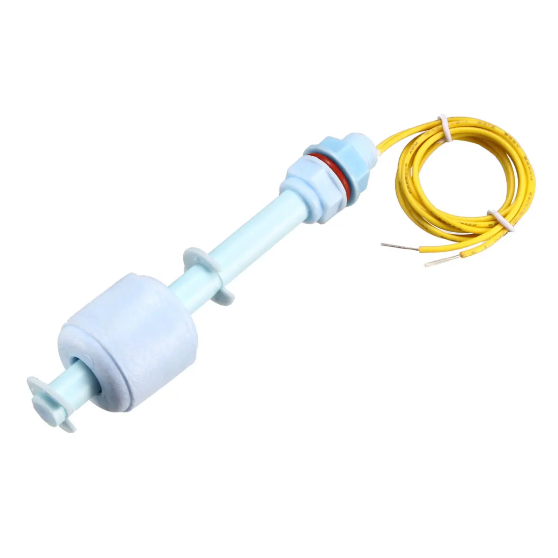 2pcs PP Float Switch M10 100mm Fish Tank Vertical Liquid Water Level Sensor Plastic Blue ZP8510 Float Switch