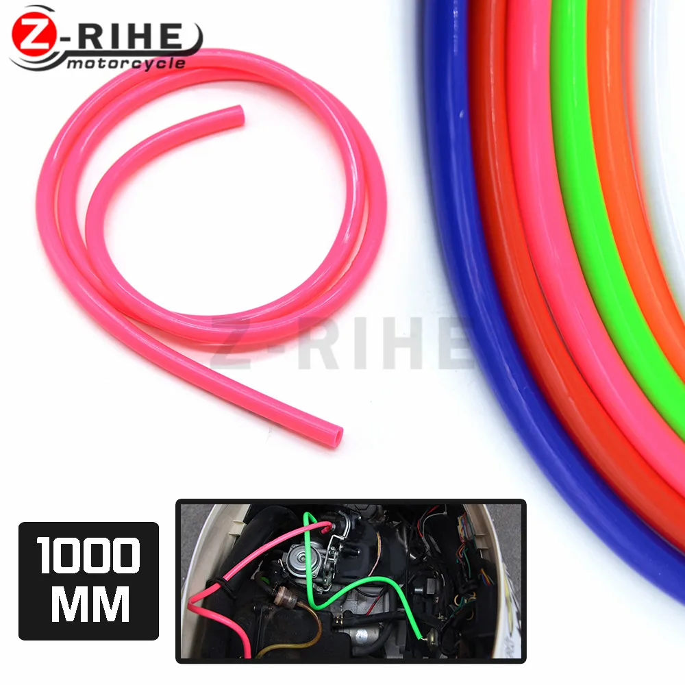 

New Pink Motorcycle Fuel Gas Line Hose Tube Rubber Fuel Line Oil Pipeline For Motorcycle Motocross ATV Pit Dirt Bike Off Road PK