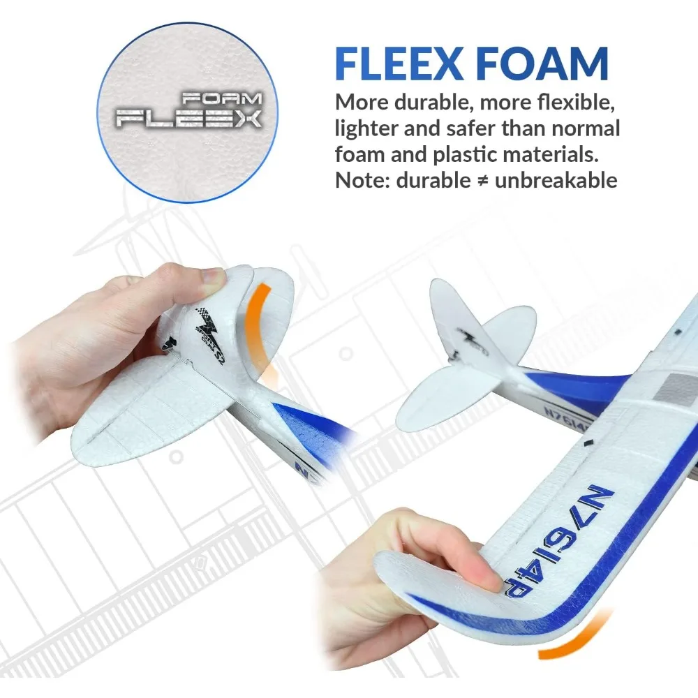 Gotowy do lotu 4-kanałowy samolot RC Sport Cub 500 S2 z żyroskopem i funkcjami akrobacyjnymi