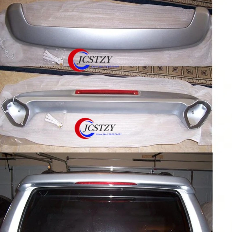 For Toyota 4Runner Roof Spoiler 2002-2009 ABS Plastic Unpainted Car spoiler External car accessories