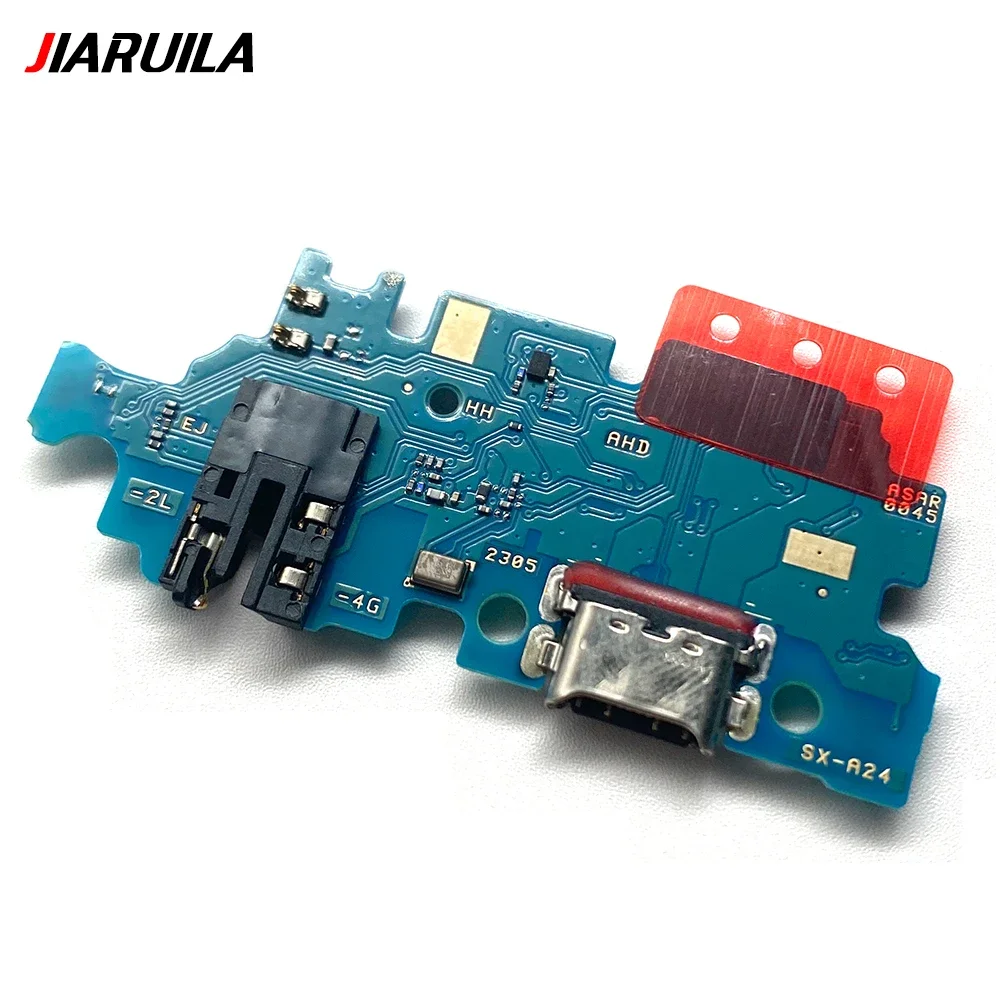 20Pcs，For Samsung A24 4G A245F A35 A346B A54 5G USB Charging Port Mic Microphone Dock Connector Board Flex Cable