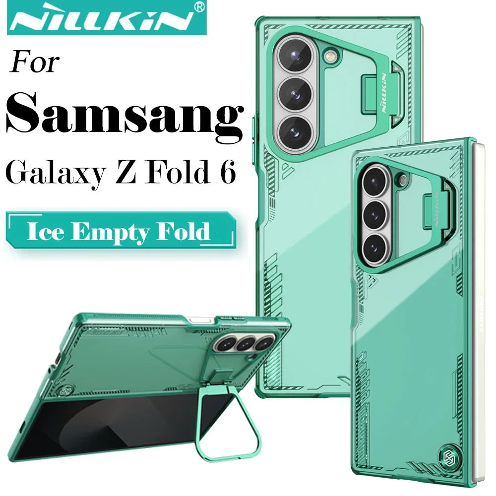 Nillkin For Samsung Galaxy Z Fold 6 Fold Phone Case  Camera Holder Frame Anti Drop Protective Case