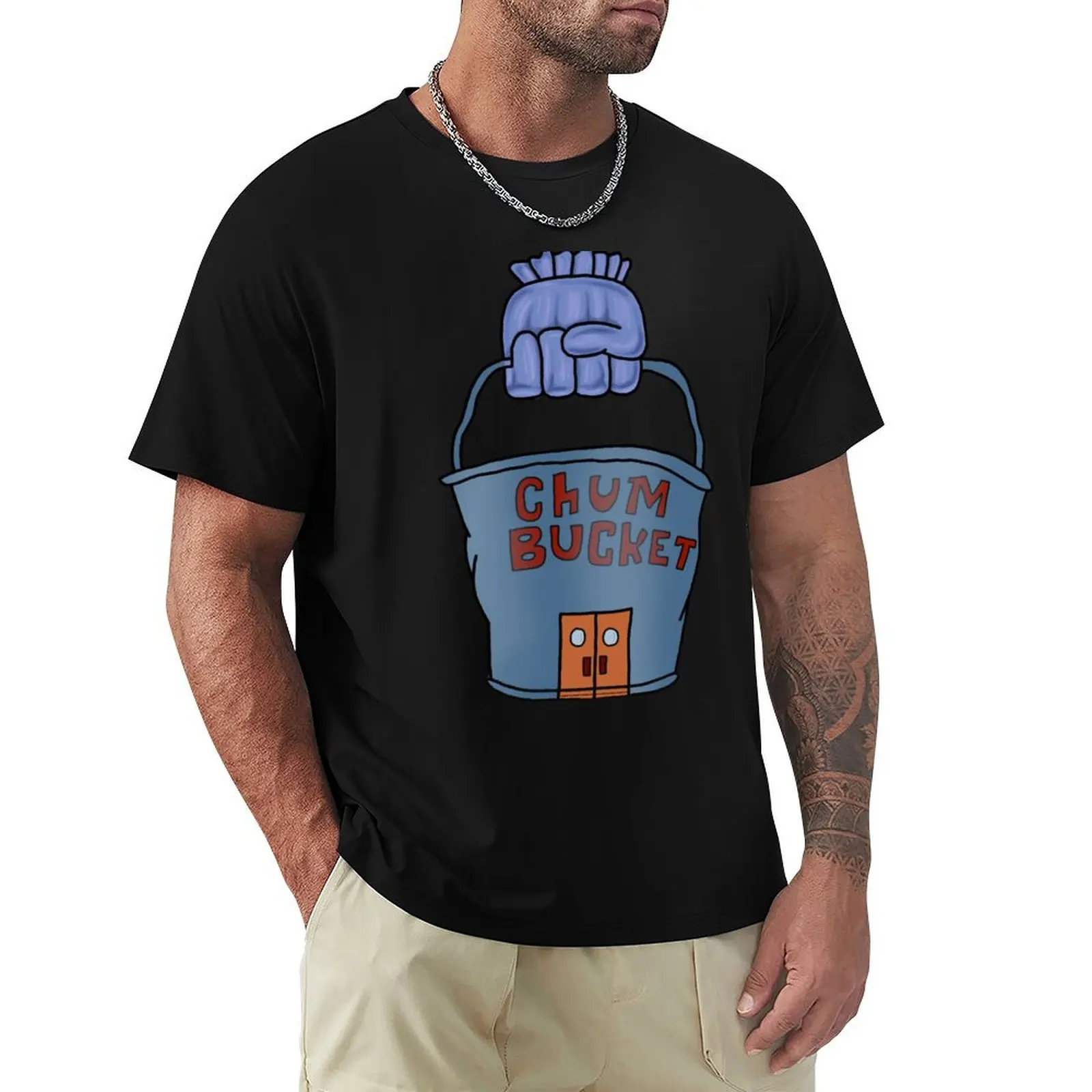 Chum Bucket T-Shirt mens graphic t shirts T-Shirt