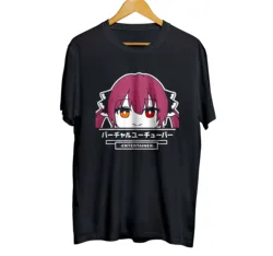 T-Shirts distro anime vtuber HOUSHOU MARINE peeker - HOLOLIVE JP 100% cotton combed 30s