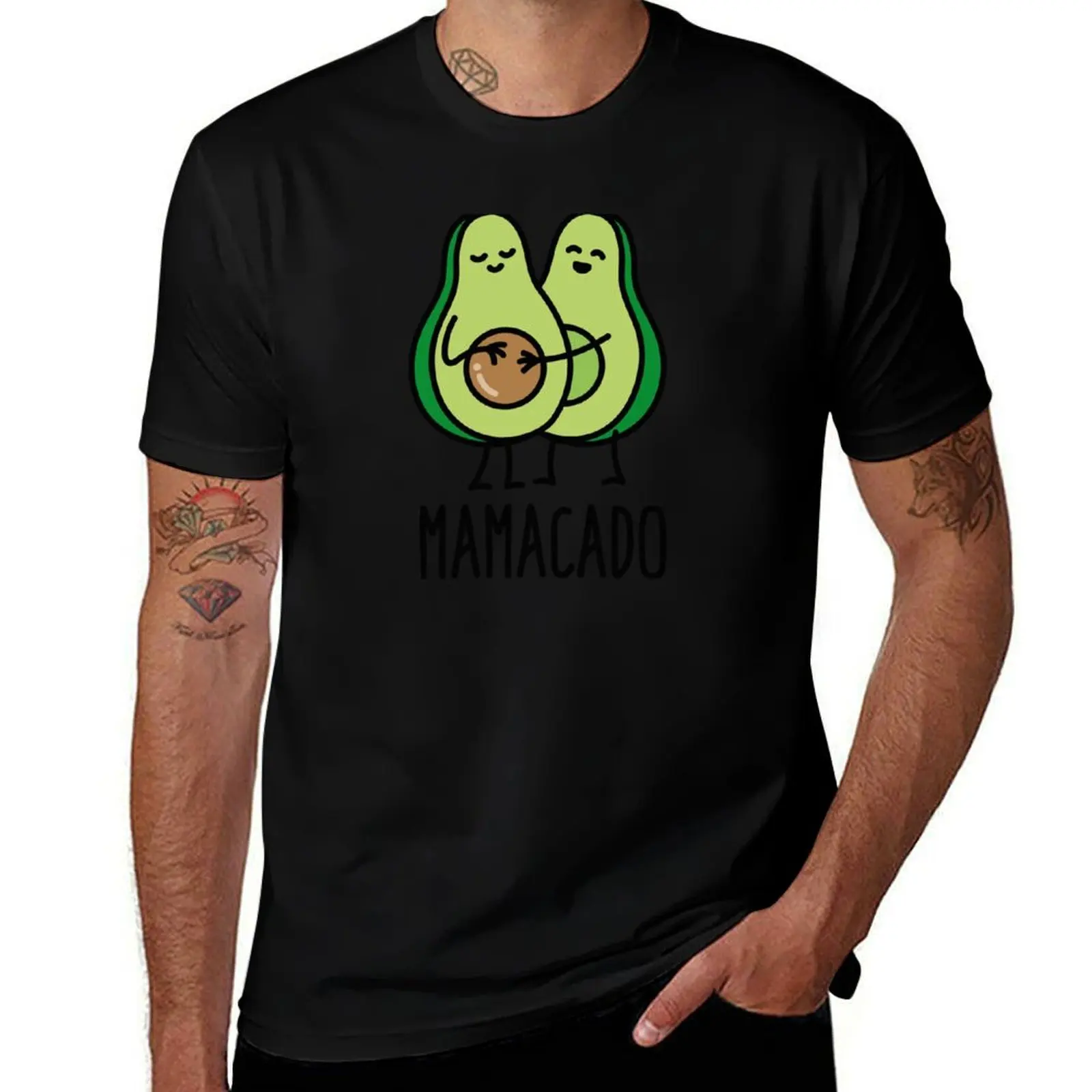 

man mothers 100% T-Shirt tshirt pregnant t Mamacado cotton gift shirt men pregnancy avocado