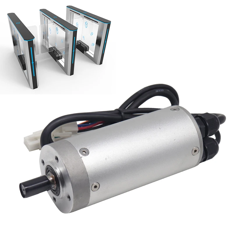 

Factory Custom Servo Motor DC24V 100W 2000rpm Incremental Encoder Position Feedback For Speed Gate Turnstile