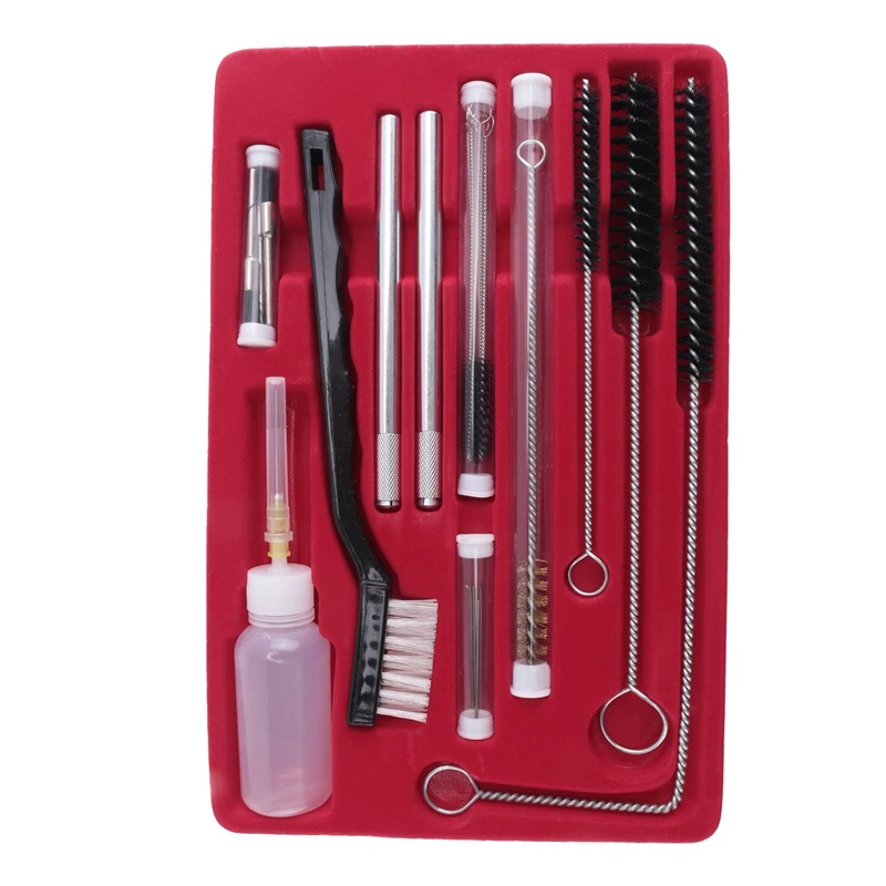 22PCS Professional Sprayer Cleaning Brush Cleaning Kit Cleaning Tool Paint Brush Cleaning Oil Plastic+Metal