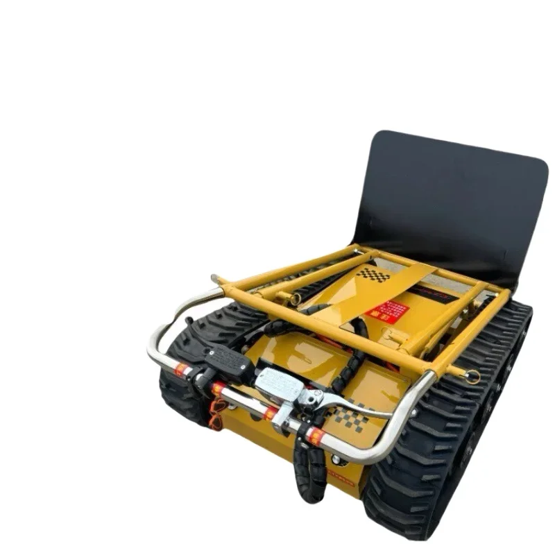 

Electric climbing machine crawler up and down stairs carrying bucket foldable cargo artifact trolley