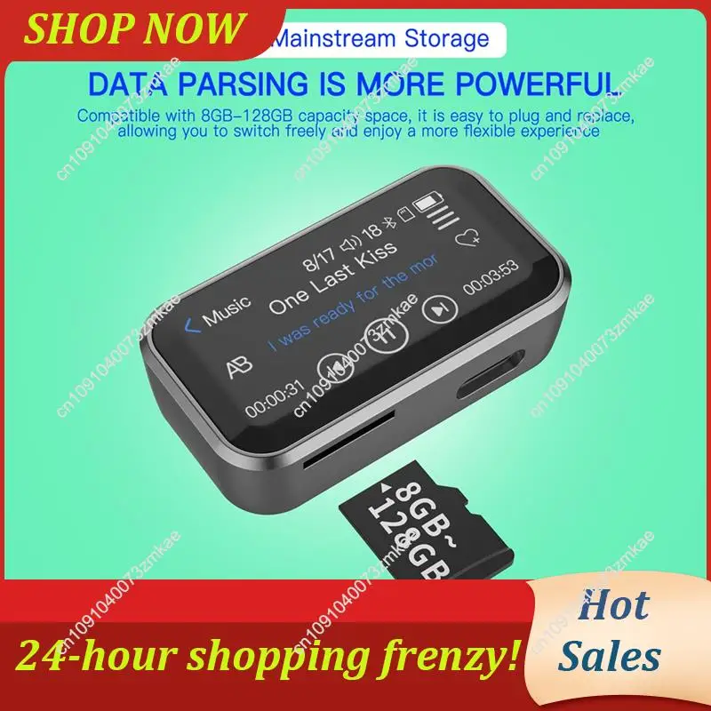 

Daily Sale Bluetooth MP3 Player Mini Touch Screen HIFI Music Player E-Book FM Radio Sports Running Portable Walkman Player