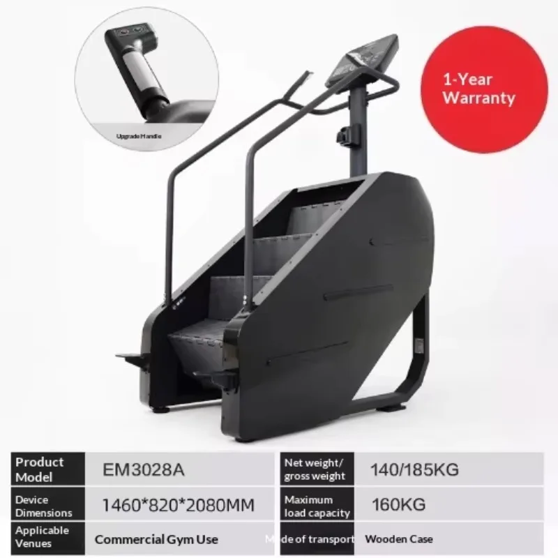 YTYINCommercial Mini Stepper Gym Stair Stepper Cardio Training Fitness Equipment Electric Anti-Slip Portable Carbon Steel