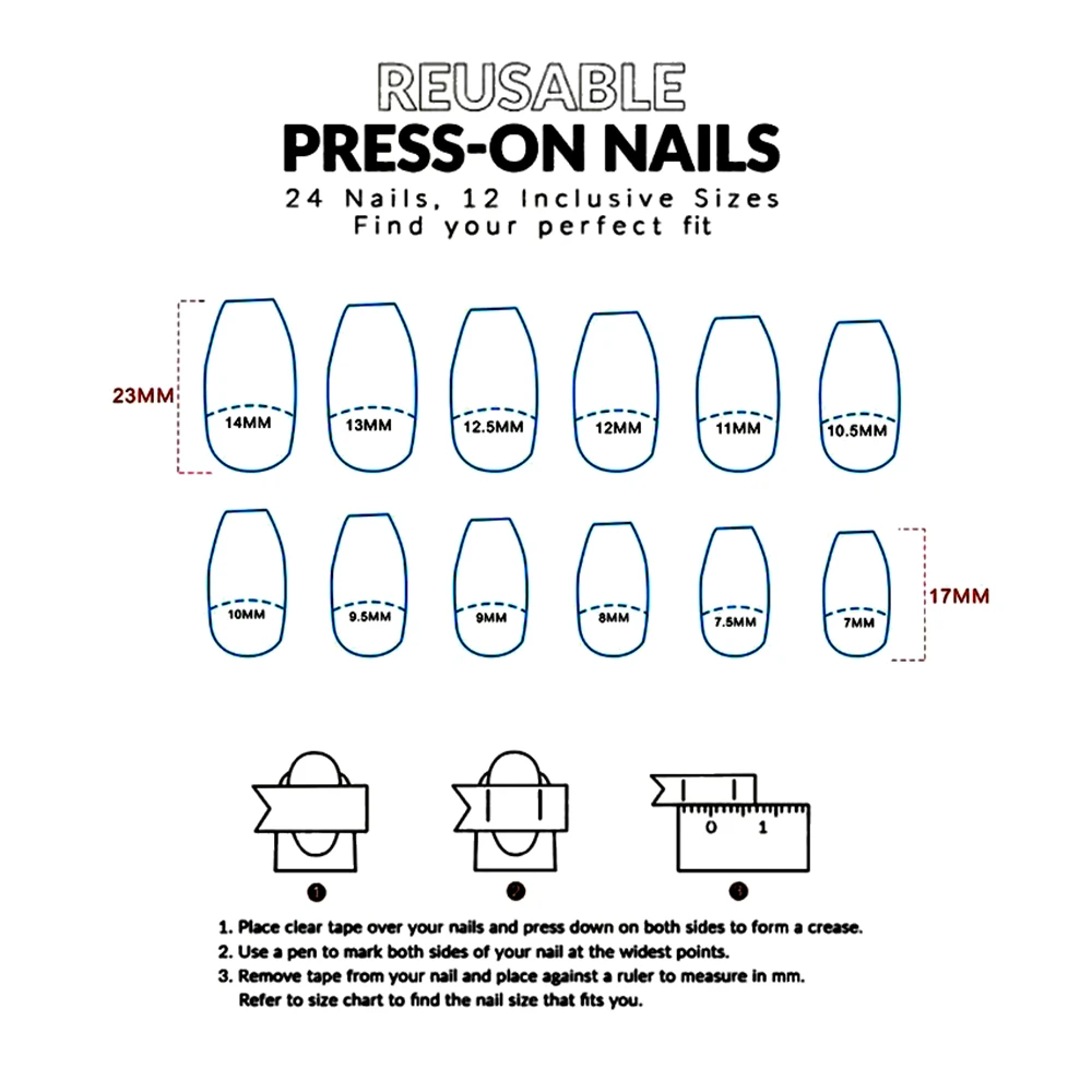 Gradient Black False Nails Press Ons Ballerina French Fake Nail With Glue Short Coffin Shaped Woman Fingernails Manicure Sets