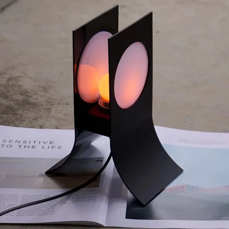 Minimalist Acrylic Ambient Light Gloaming Sunset Mood Light Modern Bedroom Decoration Nightlight Creative Desk Lamp for Gift