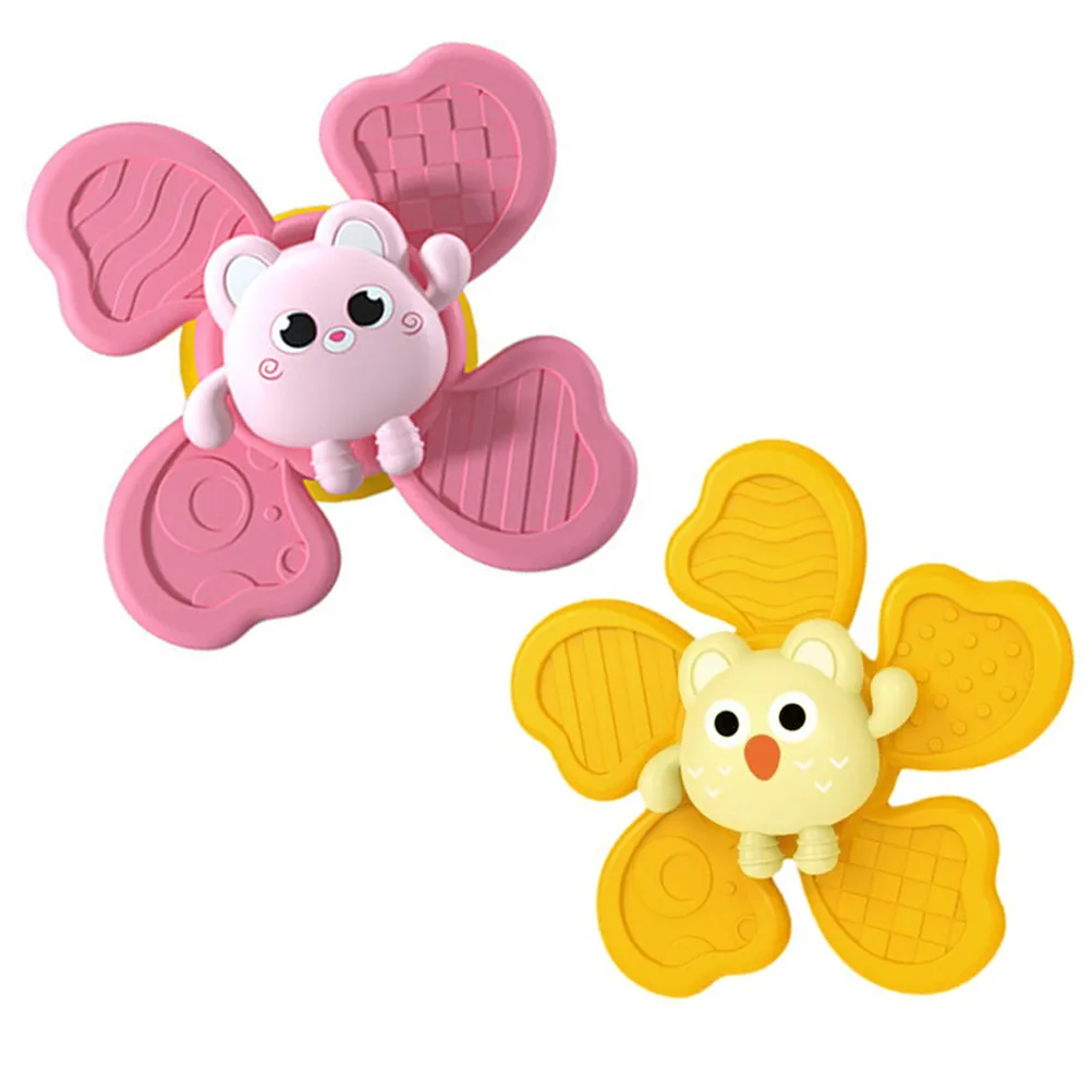 Baby Suction Cup Spinner Toys 2 Piece High Chair Table Sensory Play Set for Infants Toddlers - view 6