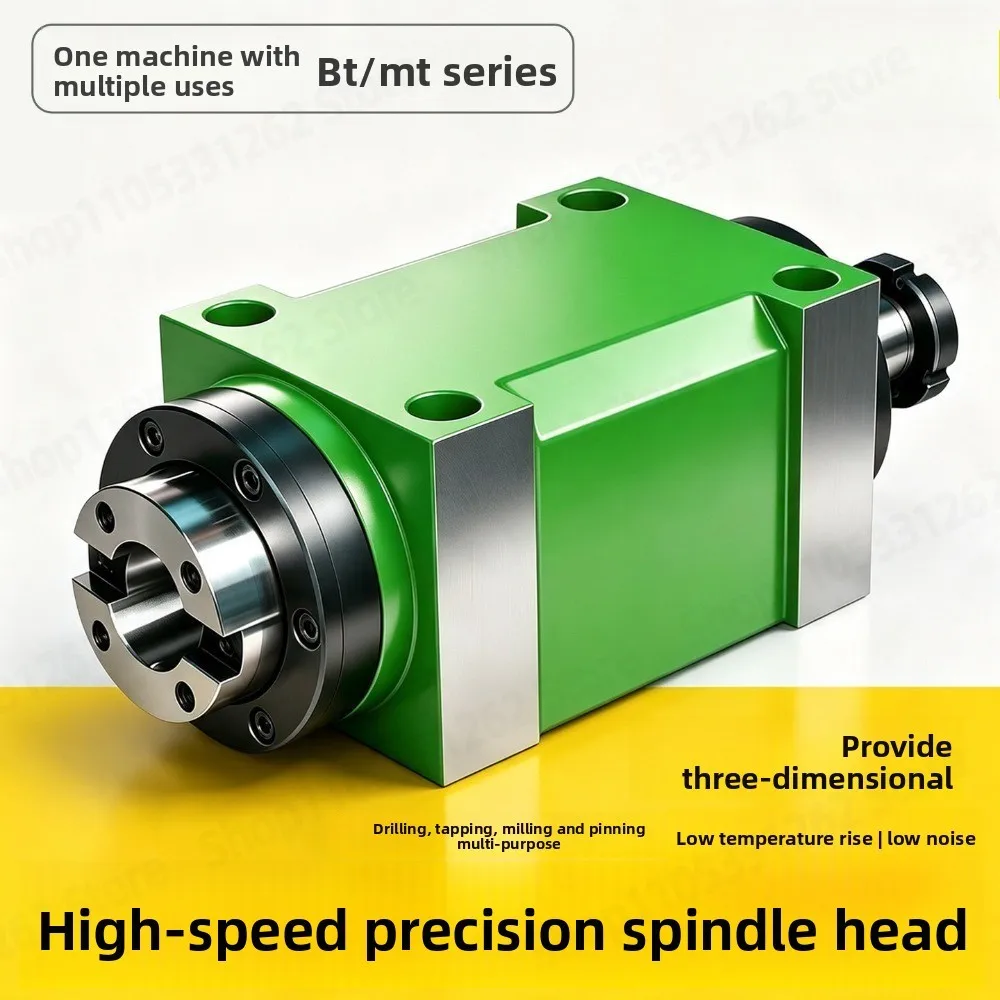 MT2 MT3 BT30 Taper Power Head Spindle for Drilling Milling Machine Tool Retrofit