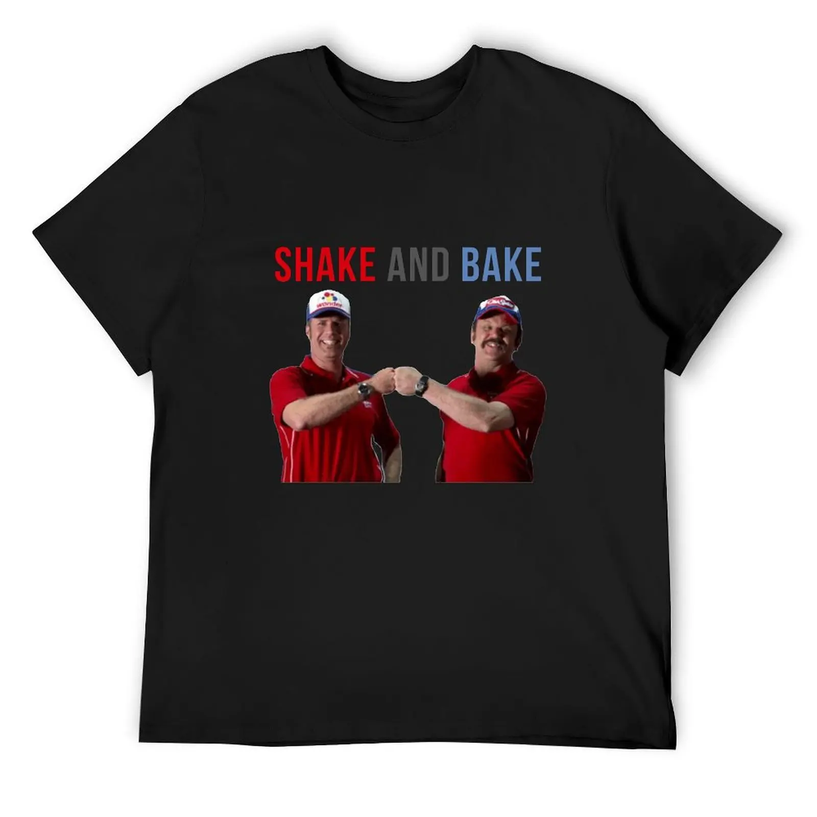 

Will Ferrell Talladega Nights Ricky Bobby Shake and Bake T-Shirt blue archive graphic t shirts anime tshirt men graphic t shirts