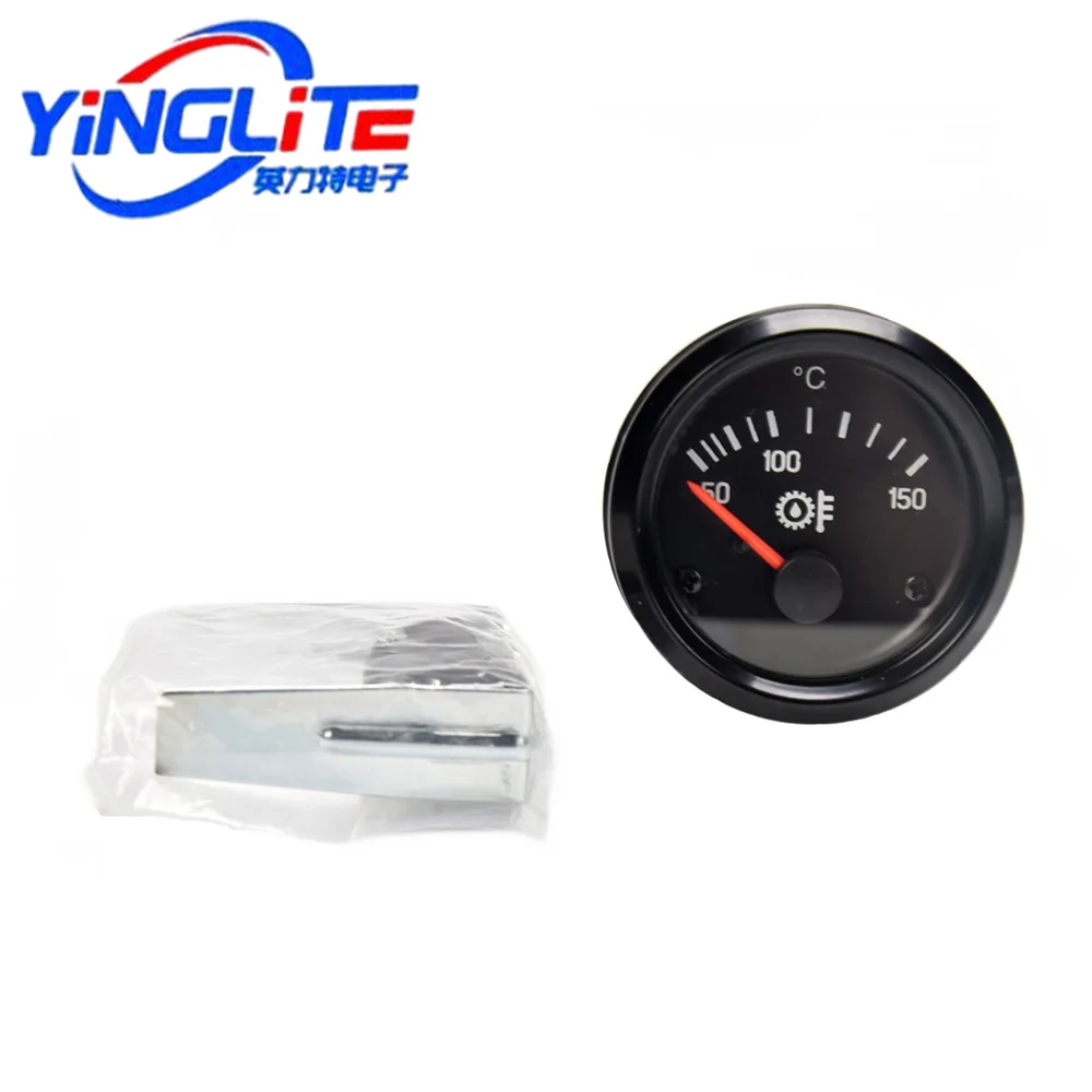 12V/24V Diesel Meter Oil Temperature Gauge for Genset Parts Automotive Engine Monitoring Equipment