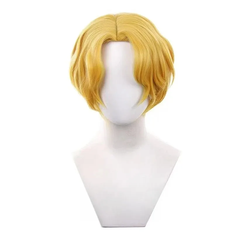 

Sabo Косплей Синтетический Короткий Вьющийся Аниме Coser Термостойкое Волокно Роза Сетка Высококачественный Парик Хэллоуин Parx; 3,v'9.e; 7'