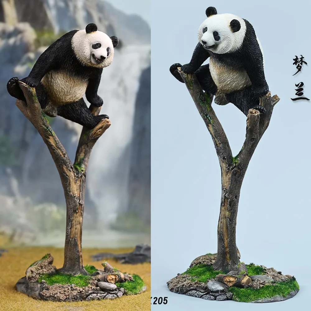 

JXK JXK205 1/12 Scale Soldier Accessories Panda With Tree Trunk Platform Simulation Resin Animal Model For 6 inch Action Figure