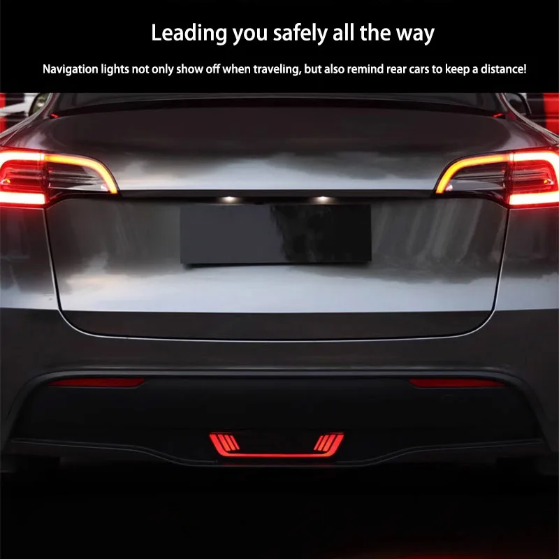 Per modello Y Pilot LED luci freno posteriori avvertimento indicatore di direzione per Tesla Model Y accessori per la modifica dell\'auto esterna