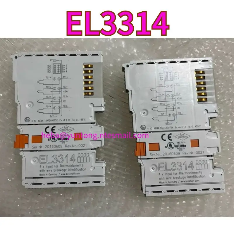 Used EL3314 PLC module