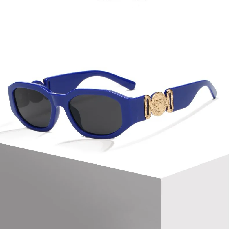 

Ins 2025 Metal Hinge New Small Square Sunglasses Men Women Trendy Sun Glasses Ladies Unisex Luxury Polgyon UV400 Gafas De Sol