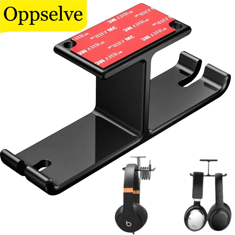 Under Desk Adhesive Earphones Mount For Gaming Headset High Quality Durable Earphone Rack Headphone Sticky Display Stand Hanger