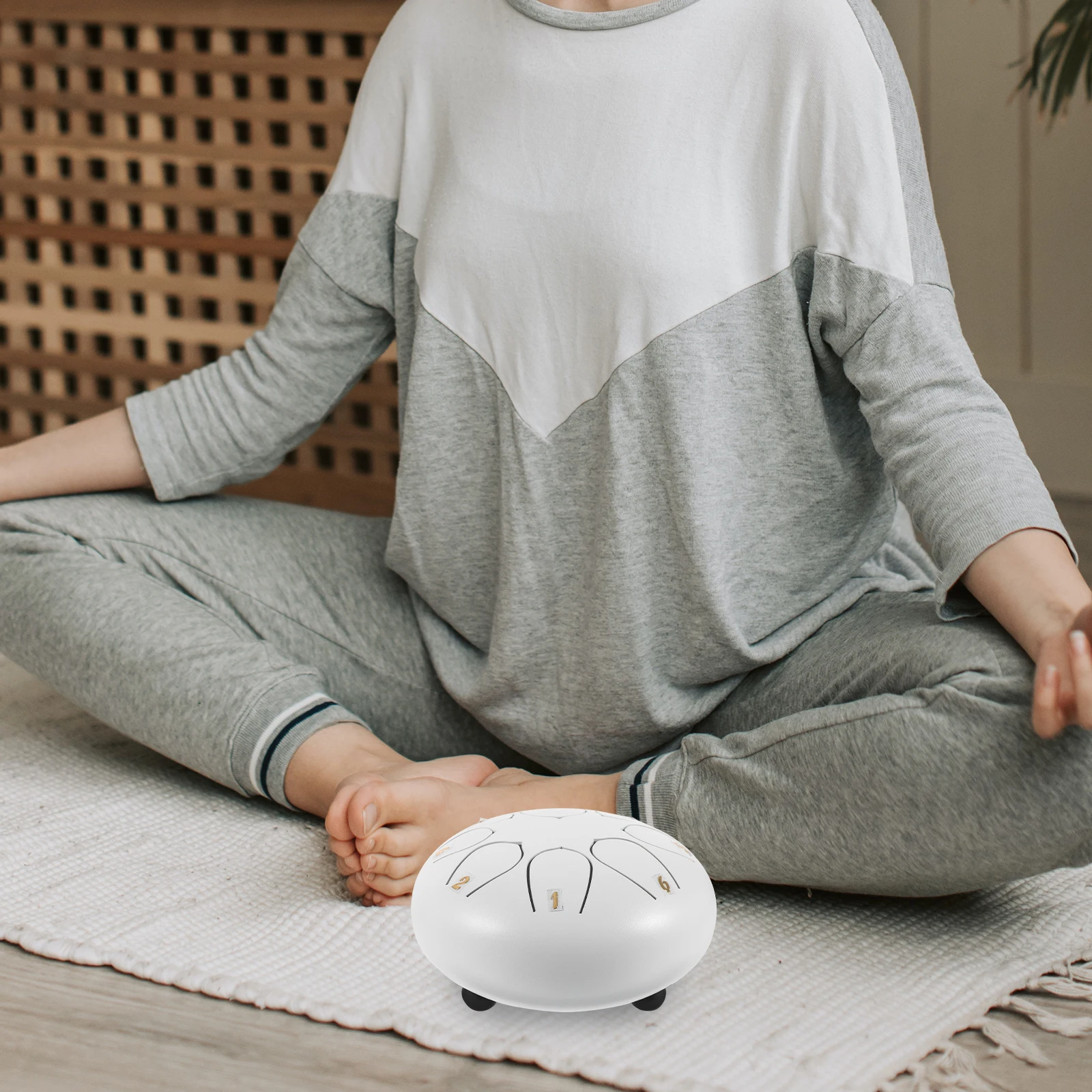 

Portable Steel Tongue Drum Small Ethereal Percussion Drum Instrument for Music Enlightenment Adults Kids Creative Instrument